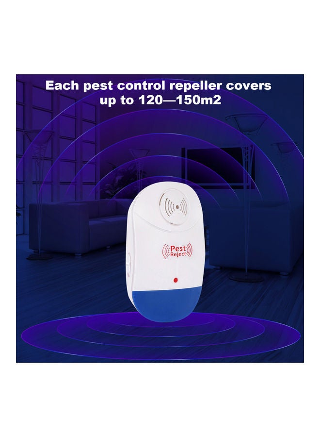 NIBEMINENT 4-Piece Upgrade Plug-in Pest Control Repeller White/Blue - Image 5