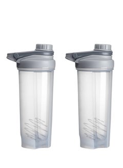 Excefore Fitness Shaker Bottle, Fitness Sports Classic Protein Shaker Bottle, BPA Free, Professional Fitness cup Fashionable Portable Sport Plastic Water Shaker Bottle for Exercise  - Image 1