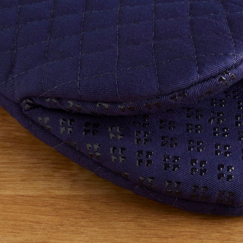 KitchenAid Asteroid Mini Oven Mitt Set  Cobalt 5.5""x8"" - Image 3