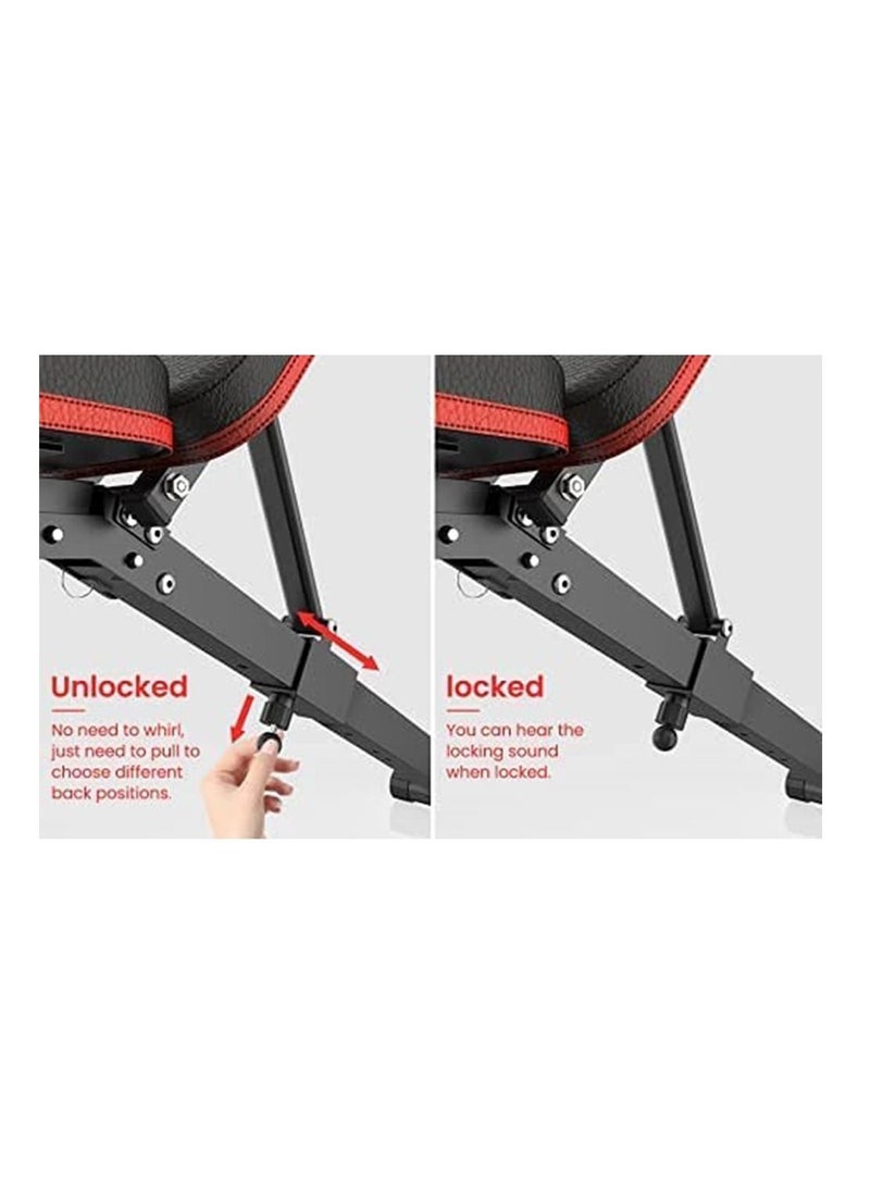 Generic - Professional Multi-function Adjustable Weight Bench with an Extreme Elastic Rope - Image 1