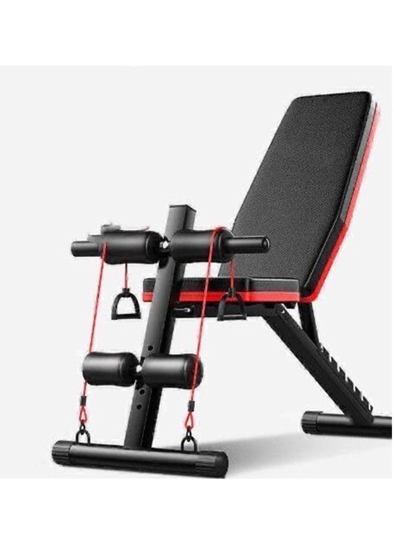 Generic - Professional Multi-function Adjustable Weight Bench with an Extreme Elastic Rope - Image 1
