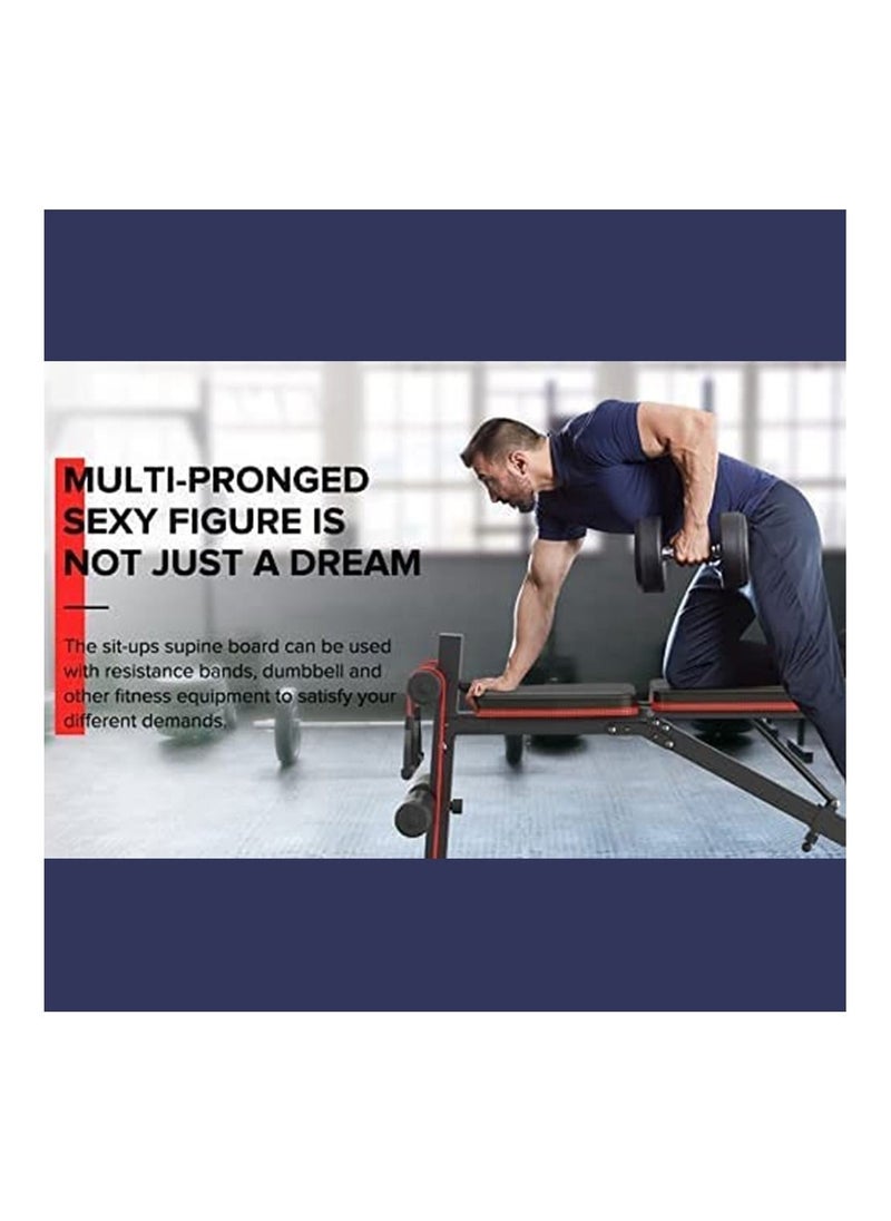 Generic - Professional Multi-function Adjustable Weight Bench with an Extreme Elastic Rope - Image 1
