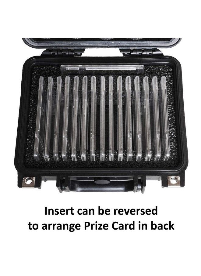 Case Club 31 16 Graded Card Slab Collector Case Slotted Storage Fits 16+ Slabs 134 Sleeves 536 Loose Cards Organize Pokemon & Sports Trading Graded Card Case Waterproof Heavy Duty  - Image 5