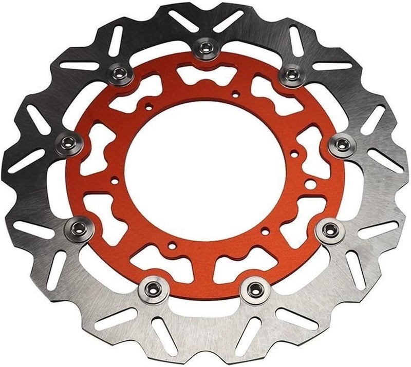 Wivplex Motorcycle Front Wavy Floating Brake Disc Rotor - Image 1