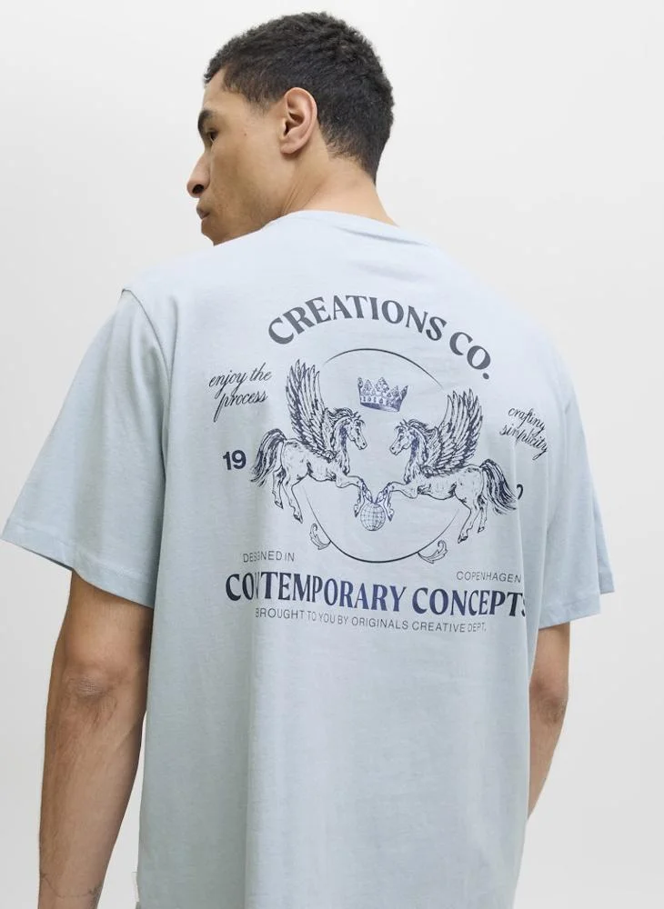 JACK & JONES Graphic Crew Neck T-Shirt