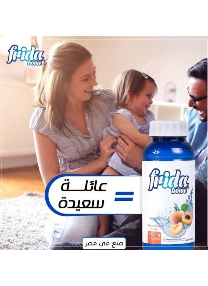 فريدا - فريدا عطر تنظيف المنزل لجميع الأغراض من فريدا هوم، برائحة مشمش ، 480 مل - Image 1