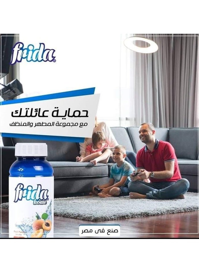 فريدا - فريدا عطر تنظيف المنزل لجميع الأغراض من فريدا هوم، برائحة مشمش ، 480 مل - Image 1
