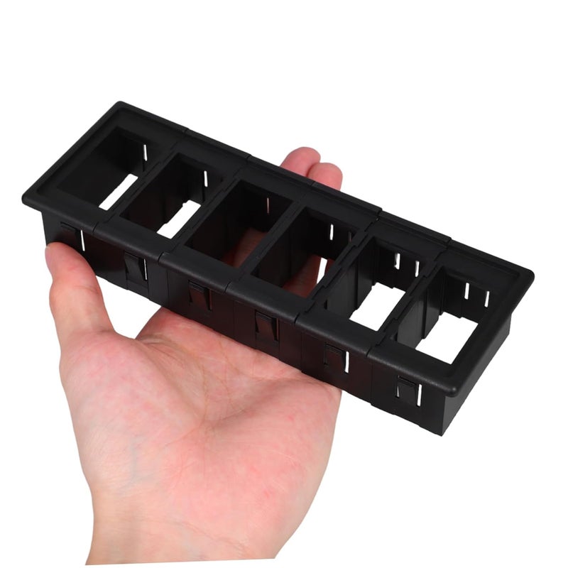 Heavy Duty Black Rocker Switch Housing For Marine Automotive Panel Mount - Image 5