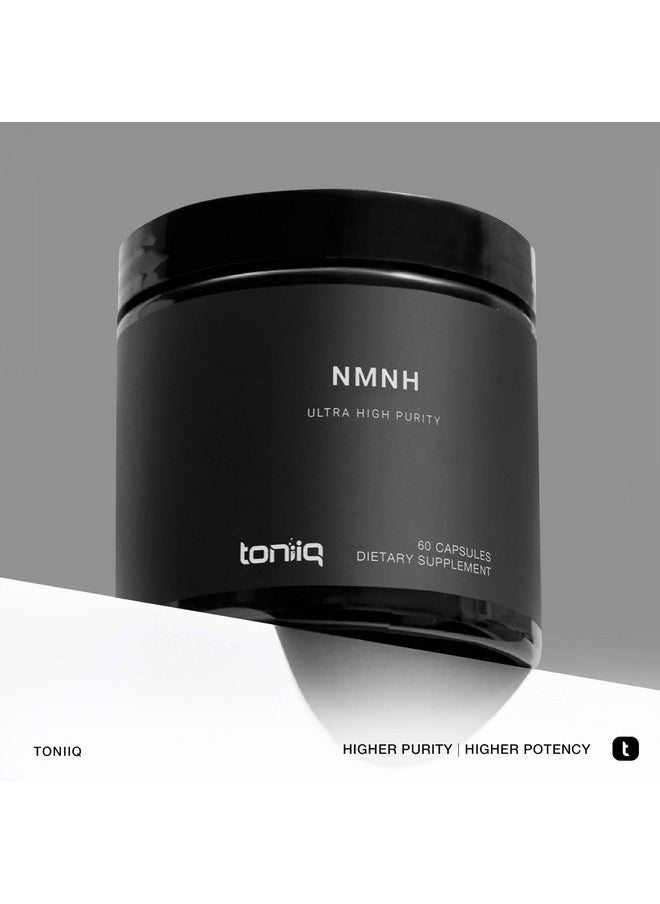 Toniiq - 95% Third-Party Tested Purity NMNH (Dihydronicotinamide Mononucleotide) - 250mg/Serving NAD+ Supplement to Boost NAD+ Levels - Clinically Tested Uthpeak™ - Supports Healthy Aging - Image 1