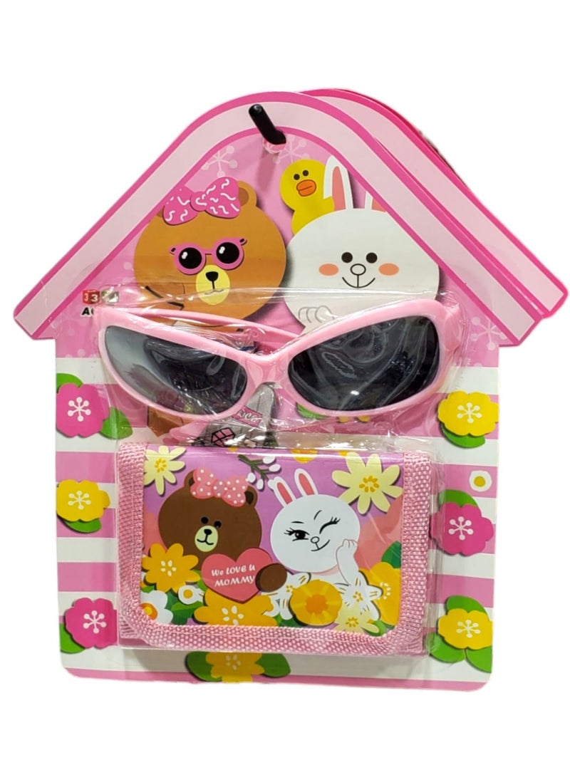 NATIONAL GIFT WORLD COMMERCIAL Children's gift with wallet and glasses 