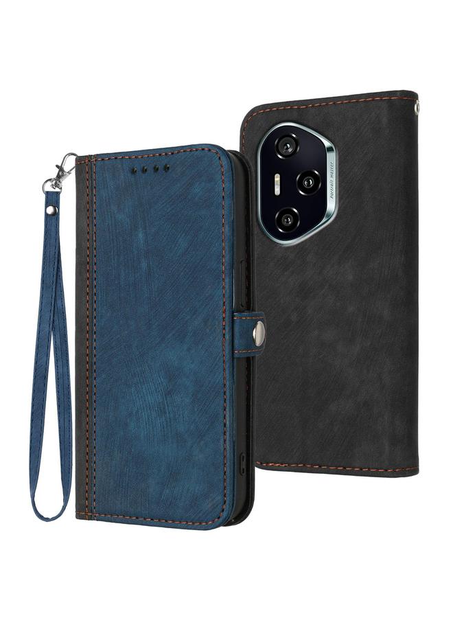 The Bros Phone Case For Honor 400 Side Buckle Double Fold Hand Strap Leather Phone Phone Case - Image 1
