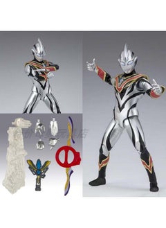Mecha Shines Sailor Ultraman Handmade Model Mobile Ultimate Sailor Super Movable Joint Boy Toy Figure-Color:--evil Tiga 17cm Multi-joint Movable-