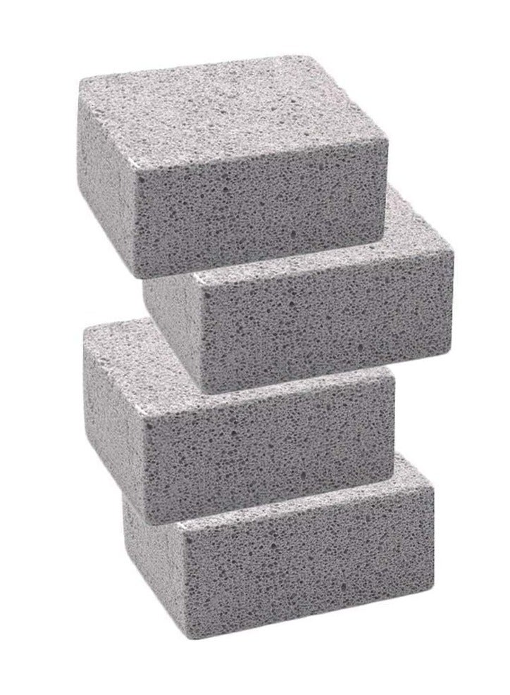 Loquat 4 Pcs BBQ Grill Cleaning Brick Block Barbecue Stone and Racks Stains Grease Cleaner - Image 2