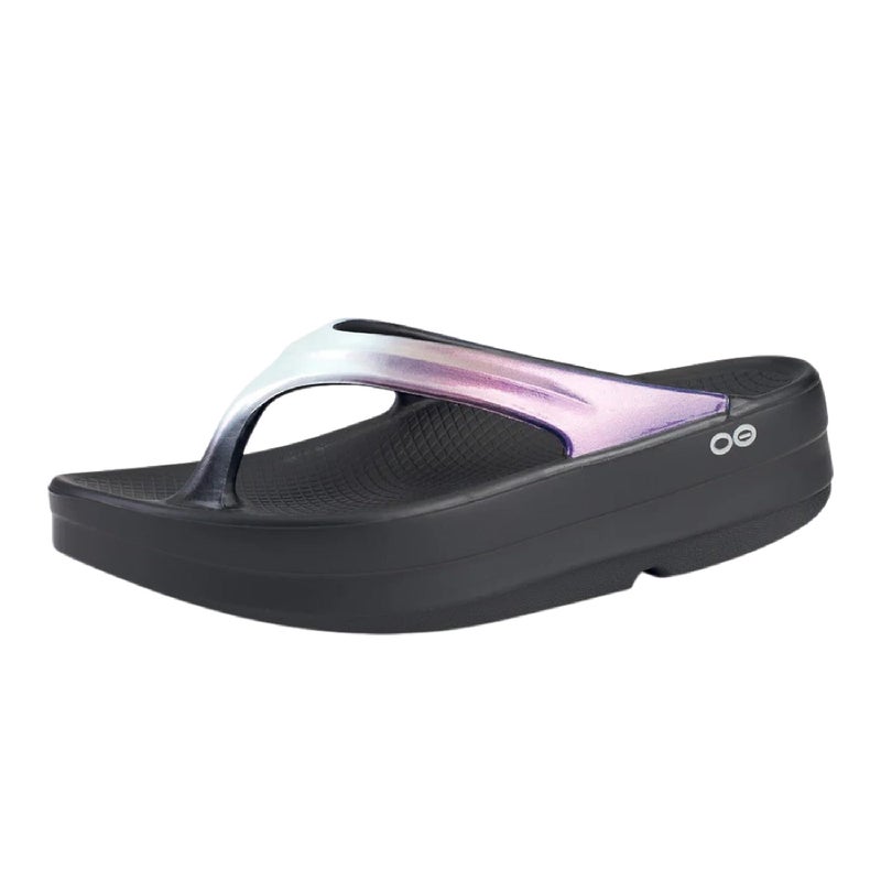 OOFOS OOmega OOlala Luxe Recovery Sandal, Calypso - Womenâ€™s Size 5 - Image 1