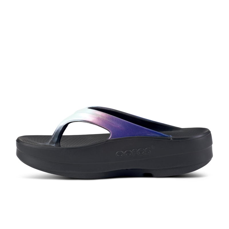 OOFOS OOmega OOlala Luxe Recovery Sandal, Calypso - Womenâ€™s Size 5 - Image 5