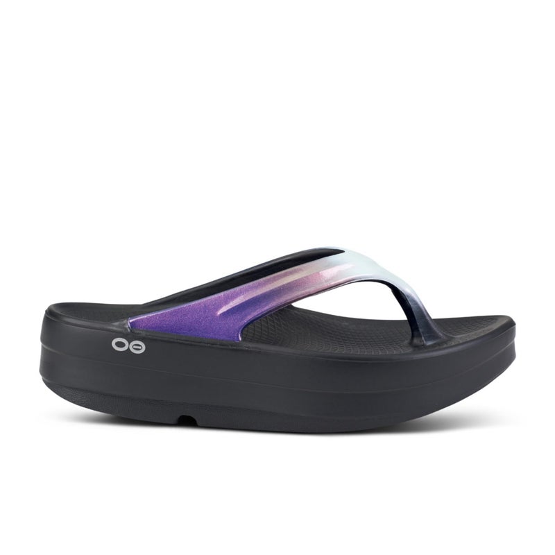 OOFOS OOmega OOlala Luxe Recovery Sandal, Calypso - Womenâ€™s Size 5 - Image 4