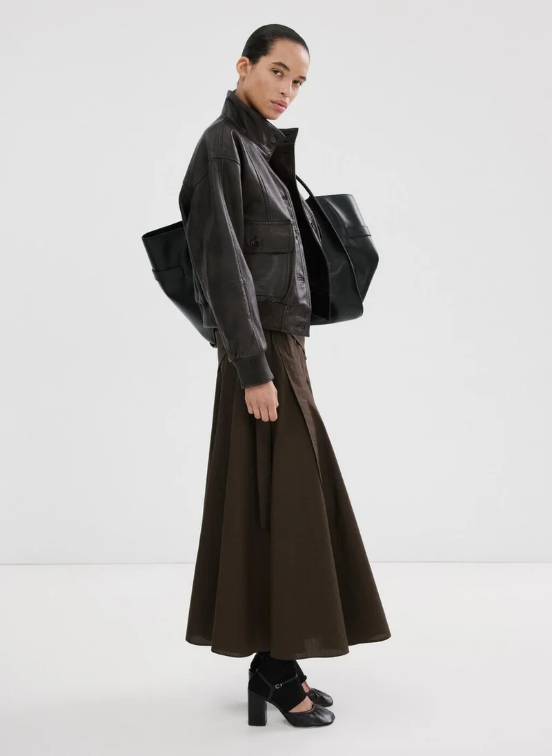 MANGO  A-line skirt with handkerchief detail for Women | Best Price UAE