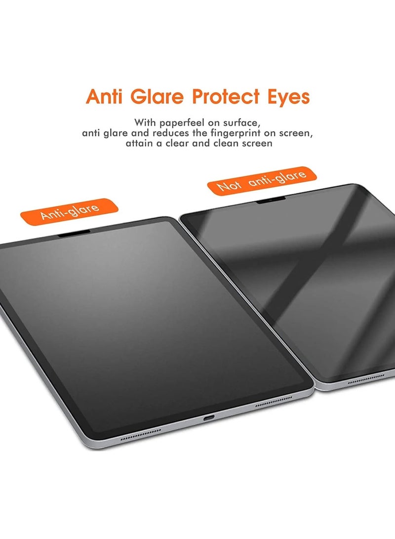 Muzz MATTE Ceramic Screen Protector For iPad 11 inch A16 2025 (11th Generation) Flexible TPU Flim, Anti-Scratch, Bubble Free Screen Film Guard Black Edges - Image 2