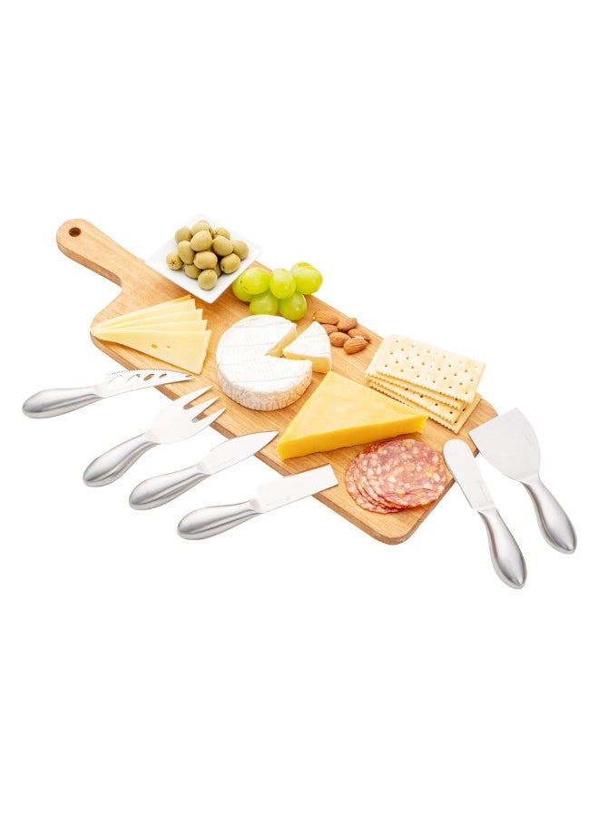 Restaurantware Met Lux Cheese Knives Set, 1 Durable Charcuterie Utensils Set - 6 Pieces, Dishwashable, Stainless steel 430 Cheese Platter Knives, Includes Cheese Knives, Fork, and Spreader - Image 2