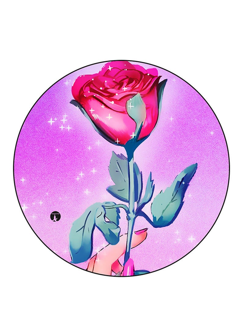 RKN A Flower Printed Mouse Pad Multicolour