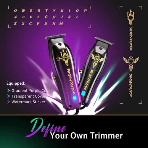 SUPRENT Men's Hair Trimmer- 6000 RPM High Speed Zero Gapped Trimmer with Ceramic Blades, Cordless Rechargeable Trimmer with180 Mins Run Time, DIY Customizable - Image 5