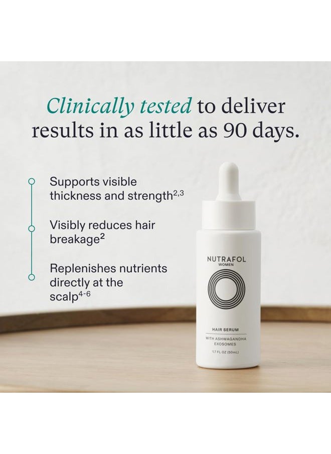 NUTRAFOL - Women's Hair Serum, Supports Visibly Thicker and Stronger Hair, Vegan, Lightweight and Fast-Absorbing - 1.7 Fl Oz, 1 Bottle - Image 1