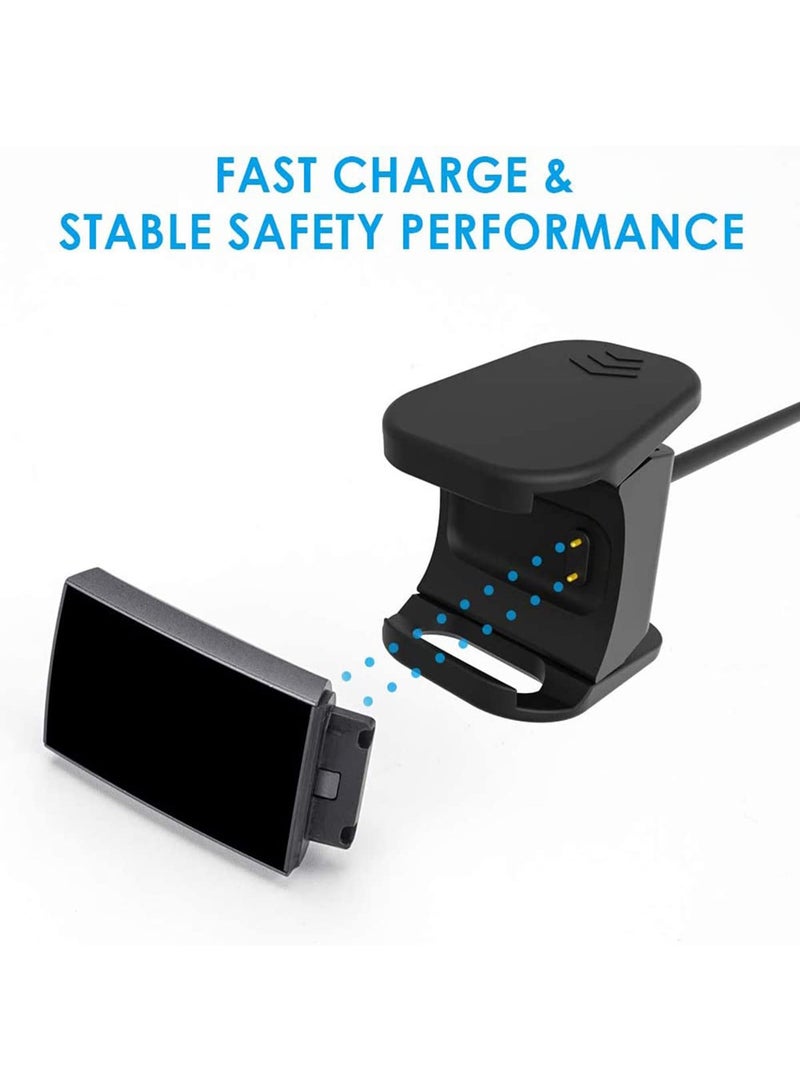 SYOSI Charger Cable Compatible with Fitbit Charge 3,Replacement USB Charging Cable Cord Clip Dock Accessories Adapter for Charge 3 Heart Rate Fitness Wristband - Image 5