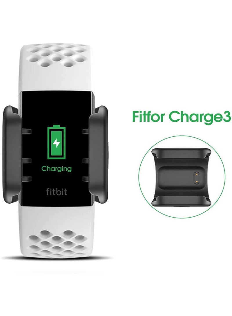 SYOSI Charger Cable Compatible with Fitbit Charge 3,Replacement USB Charging Cable Cord Clip Dock Accessories Adapter for Charge 3 Heart Rate Fitness Wristband - Image 4