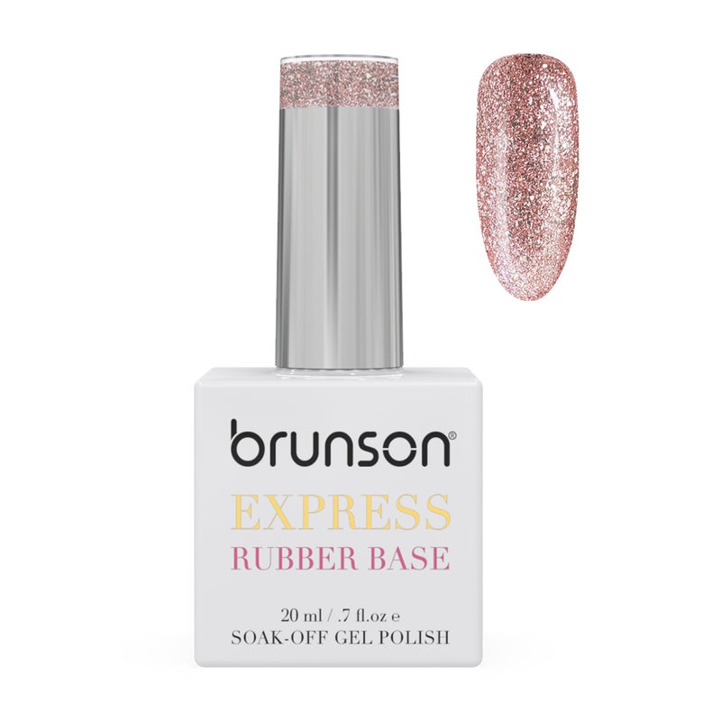 brunson TPO free Rubber Base Gel polish 20ml Soak Off Base Coat for Nail Strengthening Long Lasting Gel Polish Base for Chip Free Shine Brittle Nails UV Rubber base Russian manicure Non Yellowing salon manicure - Image 1