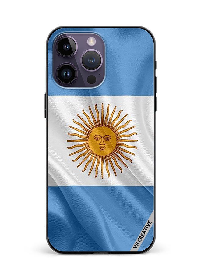 VR CREATIVE Protective Case Cover For Apple iPhone 15 Pro Max Argentina Design Multicolour - Image 1