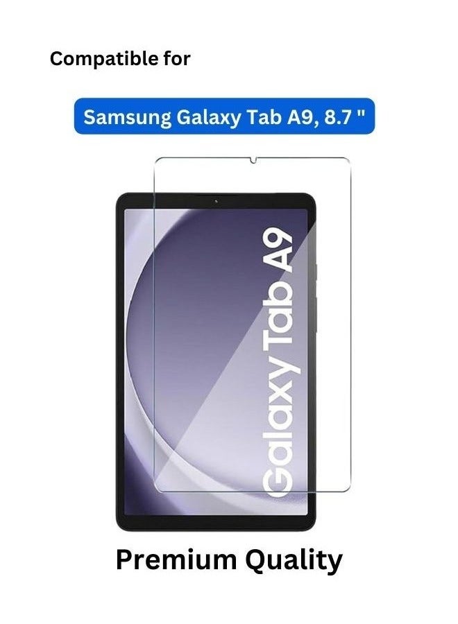 URBBKING Samsung Galaxy Tab A9/Samsung Galaxy Tab A11 8.7 inches Tempered glass Screen Protector - Clear - Image 1
