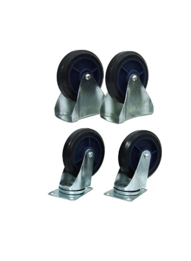 ABBASALI 4" Castor Set For Trolley - Image 1