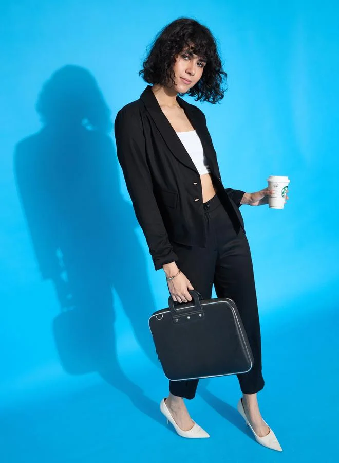 ساسافراس بنطال سادة بقصة مستدقة