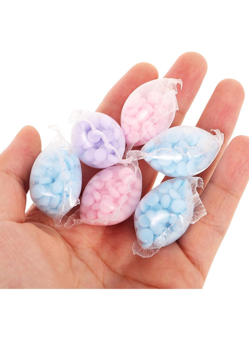 30 قطعة من خرز الغسيل 6 غرام ، خرز معزز للروائح، خرز معطر، خرز منعم الاقمشة لغسيل الحمام برائحة منعشة (الوان متنوعة) - Image 4