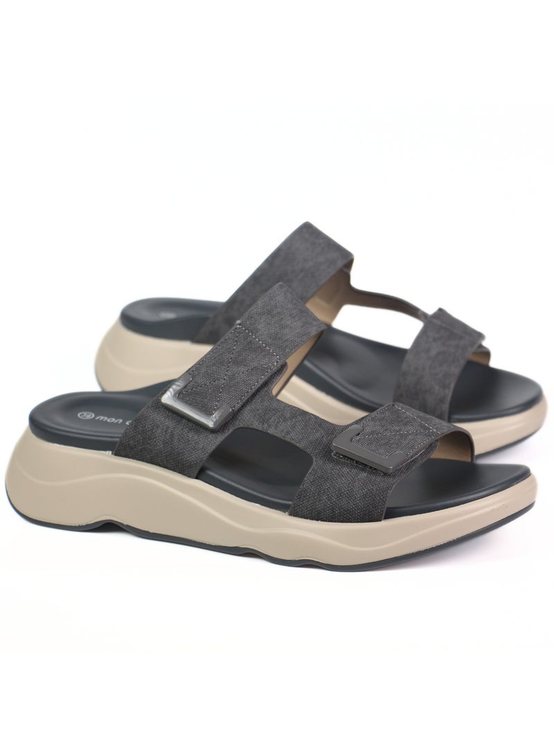 Mon Ami Slip-On Slide Sandals for Women | Lightweight and Stylish Open-Toe Slides for Women and Girls | Soft Cushioned Sole for All-Day Comfort | Perfect for Beach, Travel, and Daily Wear - Image 3