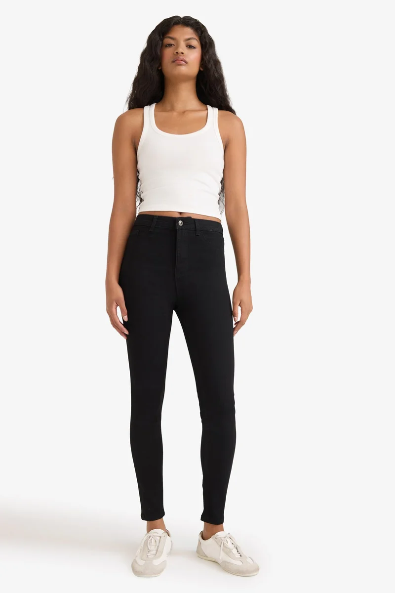 Defacto  High Waist Ankle Length Jeans for Women | Best Price UAE