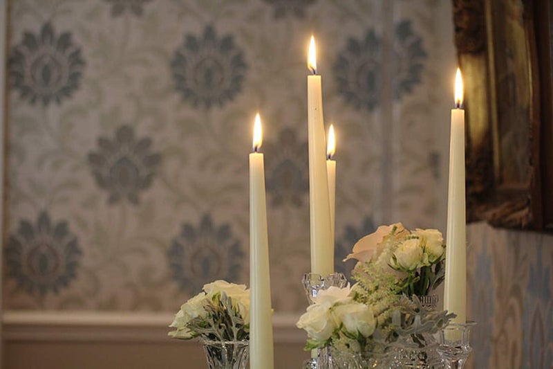 Maxime Candles - Taper Candles 9" (Pack 0f 6, White) - Image 2