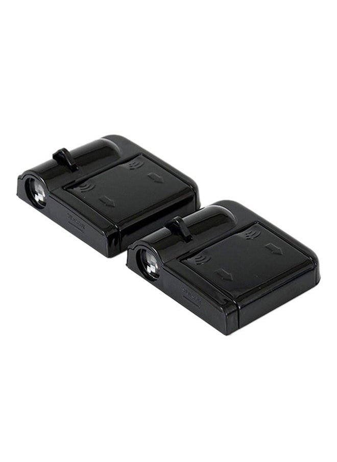 NIBEMINENT - 2-Piece LED Car Door VIP Logo Projector Shadow Light Set - Image 1