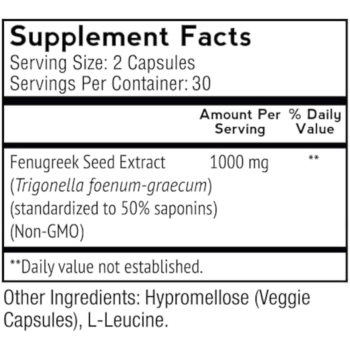 VitaMonk FenuTrax™ Fenugreek Extract 1 Months Supply - Stronger Than Testofen - High-Potency (50%) - Testosterone Support for Men - Muscle Growth, Energy, and Drive (60 Capsules) - Image 2