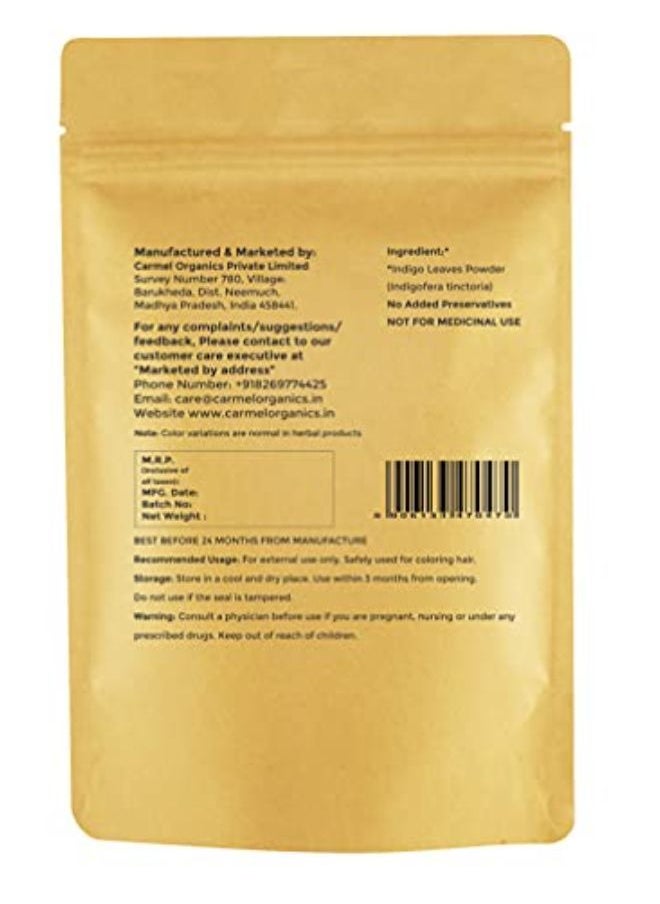CARMEL ORGANICS - Indigo Leaves Powder (340 Grams) - Image 1