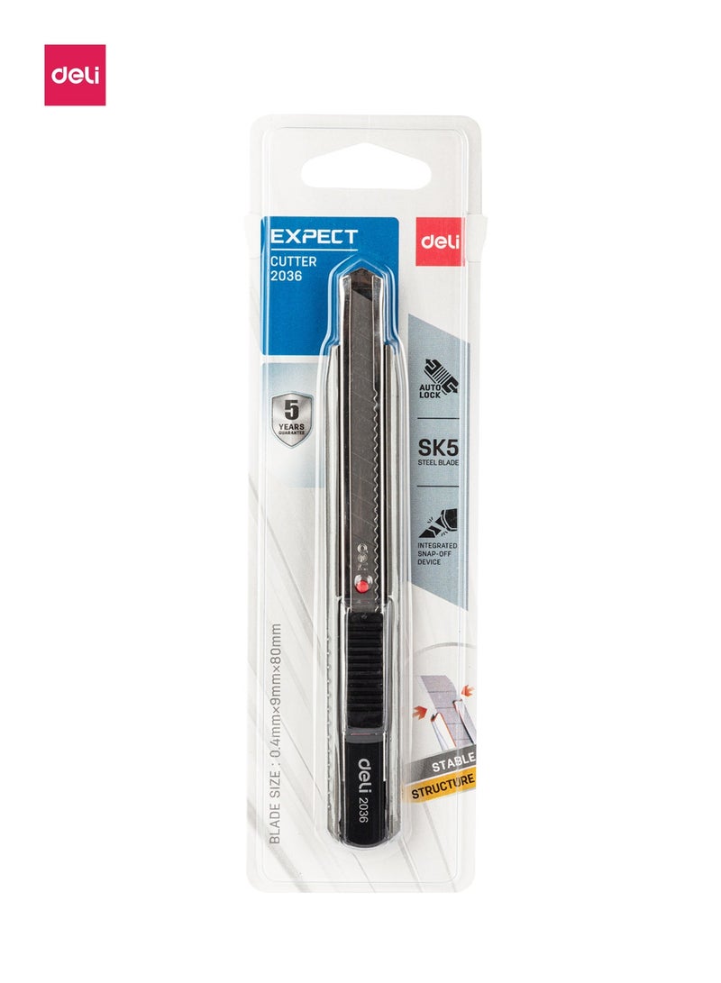 Deli EXPECT E2036 Utility Knife Paper Cutter 9mm - Image 4