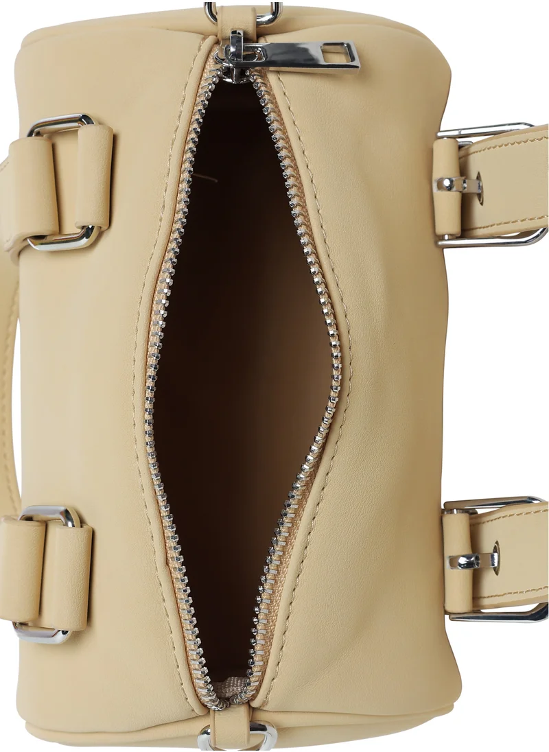 London Rag Mini Cylinder Hand Bag in Nude