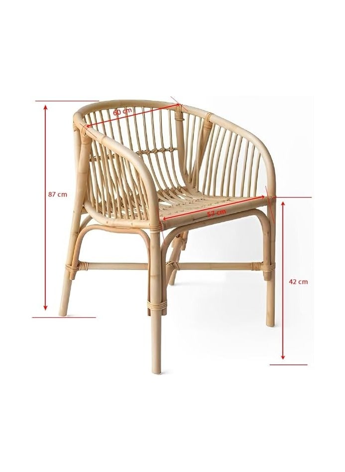 Modern Bamboo Chair - Image 2