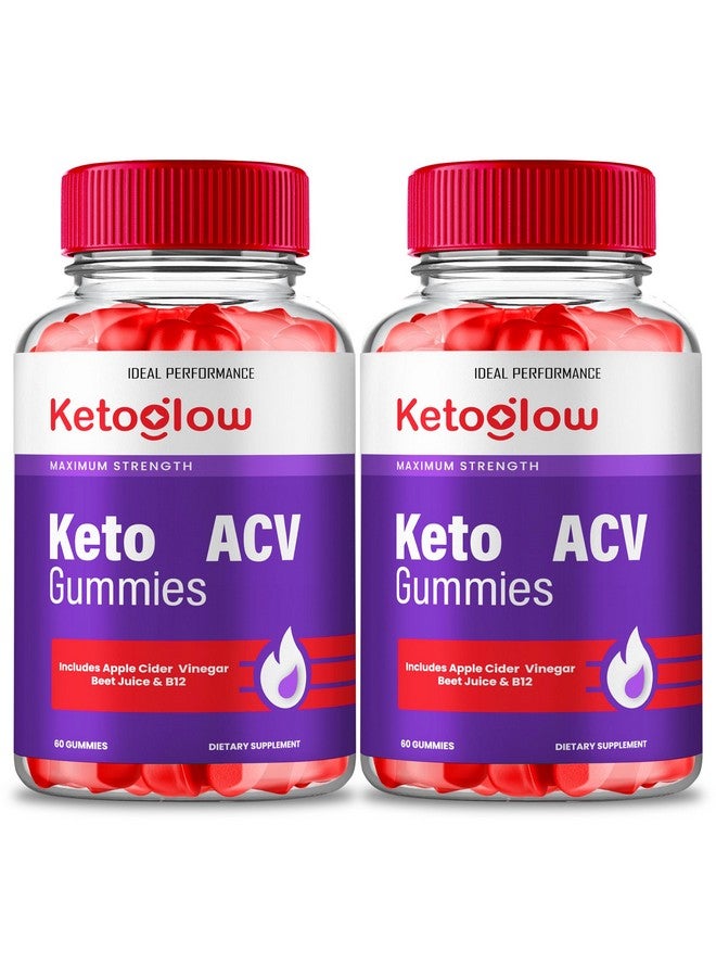 IDEAL PERFORMANCE Keto Glow ACV Gummies, Keto Glow Gummies ACV Supplement - Maximum Strength, KetoGlow Keto+ ACV Gummys, All Natural Support Formula Gummy, KetoGlow Keto+ACV Advanced Formula Gummy Reviews (2 Pack) - Image 1