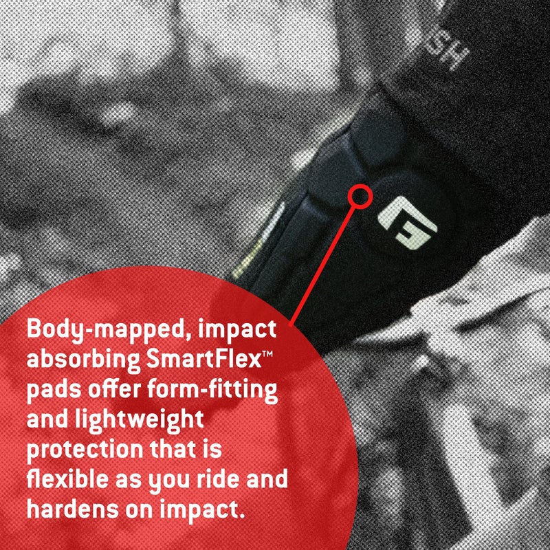 G-Form حراس الكوع G-Form Pro-Rugged 2 MTB - أكمام كوع ضغط قابلة للتنفس - حراس كوع لركوب الدراجات الجبلية، وركوب الدراجات والمزيد - وسادات كوع واقية للرياضيين - أسود، حجم XL للبالغين - Image 5