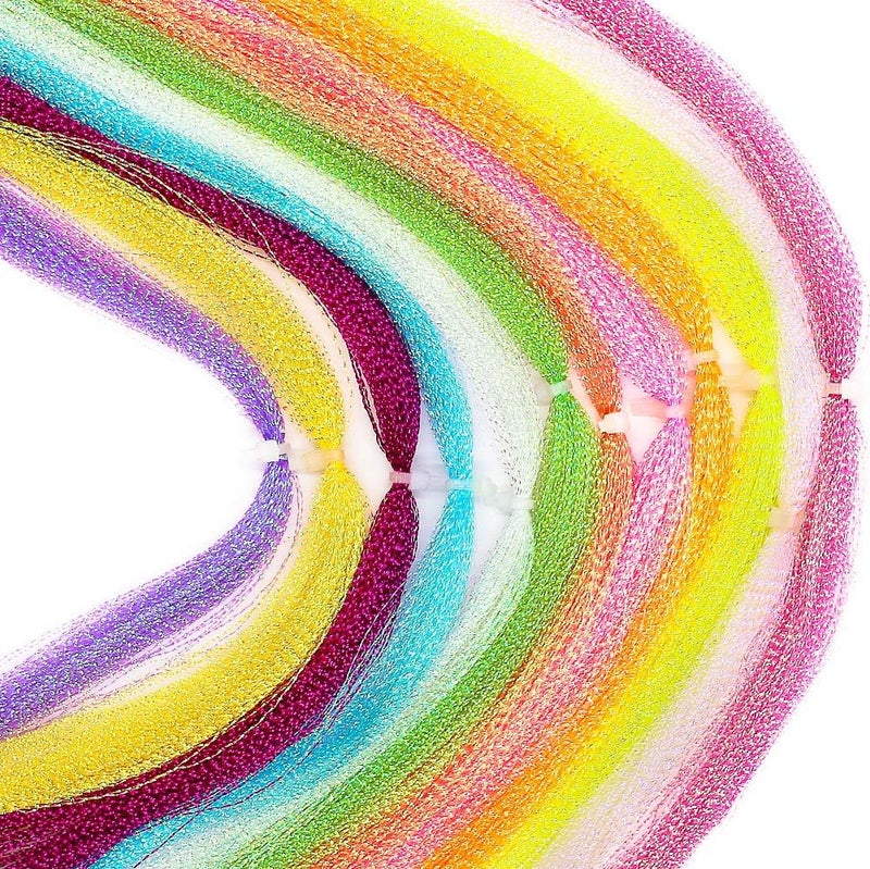XFISHMAN Fly Tying Materials 12 Colors Krystal Flash Ripple Flashabou Flies Fishing Lure Making Supplie - Image 1