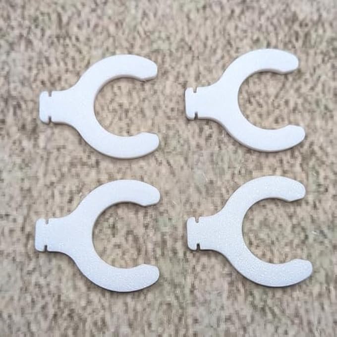 REPLACEMENT MOUNTING CLIP COMPATIBLE WITH KERMI ZK00940001 V2 FLAT RADIATOR REPLACEMENT PART (SET OF 4) - Image 1
