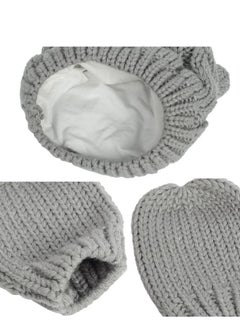 SYOSI Newborn Baby Winter Beanie Hat Mittens Set Infant Toddlers Knitted Warm Cap Gloves with Ears for Boy Girl 6-18 Months  - Image 5
