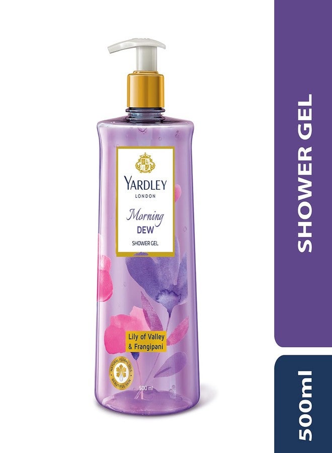 Yardley London| Shower Gel| Morning Dew| With Natural Oils Of Lily Of The Valley & Frangipani| No Parabens| No Silicones | 500ml - Image 2
