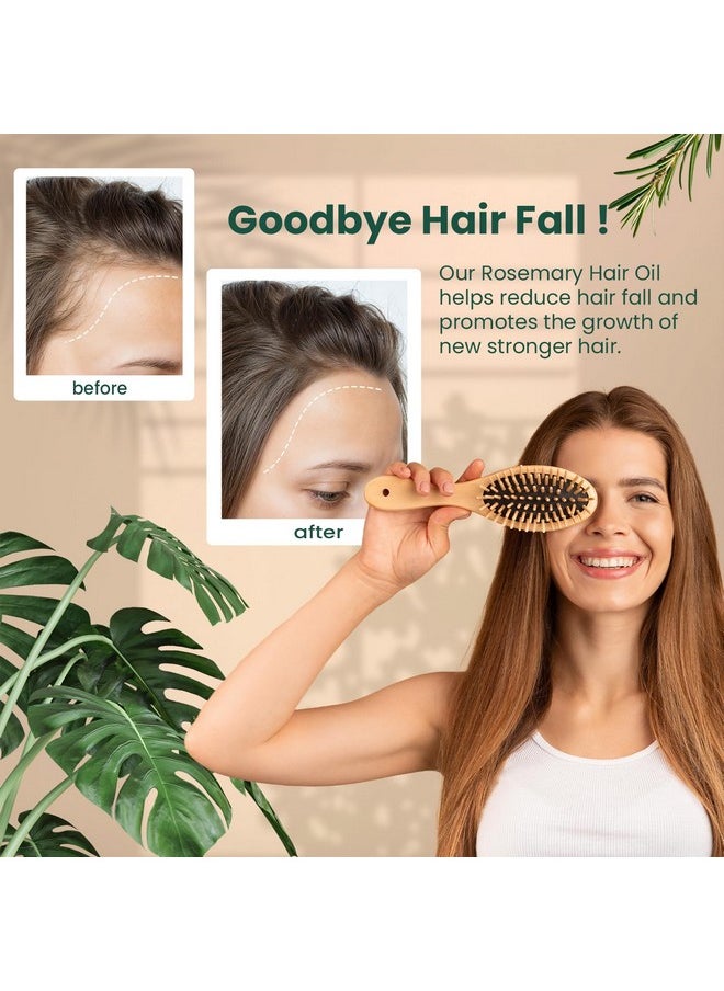 Natural Riches Natural Riches 100% Pure Premium Rosemary Oil For Hair Growth With Mint and Biotin Hair Strengthening Treatment | Nourishing & Volumizing | With Jojoba Oil & Castor Oil | Non GMO Verified 8 Fl oz.  - Image 5